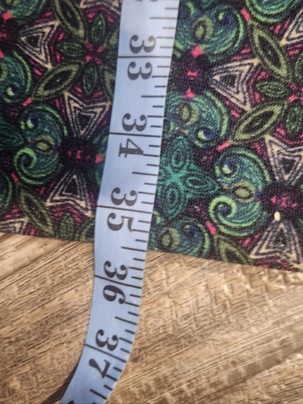 Mexicali Blues Jenna Dress Green Large Boho Casual Tunic Dress Geometric Print - Picture 8 of 8
